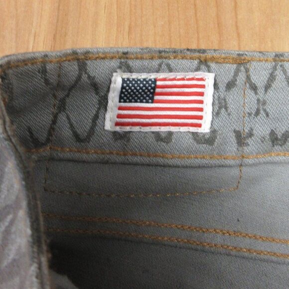 TRUE RELIGION Halle Mojave Lonestar Snakeskin Skinny Jeans Womens Sz 28 USA Seal - Picture 7 of 16